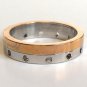 2 pcs Personalized Titanium Steel Couples Rings, Engagement Rings, Wedding bands, His and Her Rings