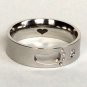 2 pcs Personalized Titanium Steel Couples Rings, Engagement Rings, Wedding bands, His and Her Rings