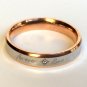 2 pcs Personalized Titanium Steel Couples Rings, Engagement Rings, Wedding bands, His and Her Rings