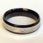 2 pcs Personalized Titanium Steel Couples Rings, Engagement Rings, Wedding bands, His and Her Rings