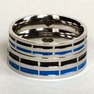 2 pcs Personalized Titanium Steel Couples Rings, Engagement Rings, Wedding bands, His and Her Rings