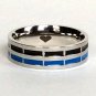 2 pcs Personalized Titanium Steel Couples Rings, Engagement Rings, Wedding bands, His and Her Rings