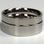 2 pcs Personalized Titanium Steel Couples Rings, Engagement Rings, Wedding bands, His and Her Rings