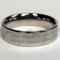 2 pcs Personalized Titanium Steel Couples Rings, Engagement Rings, Wedding bands, His and Her Rings