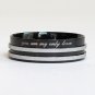 2 pcs Personalized Titanium Steel Couples Rings, Engagement Rings, Wedding bands, His and Her Rings