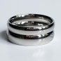 2 pcs Personalized Titanium Steel Couples Rings, Engagement Rings, Wedding bands, His and Her Rings