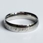 2 pcs Personalized Titanium Steel Couples Rings, Engagement Rings, Wedding bands, His and Her Rings