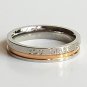 2 pcs Personalized Titanium Steel Couples Rings, Engagement Rings, Wedding bands, His and Her Rings