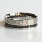 2 pcs Personalized Titanium Steel Couples Rings, Engagement Rings, Wedding bands, His and Her Rings