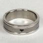 2 pcs Personalized Titanium Steel Couples Rings, Engagement Rings, Wedding bands, His and Her Rings