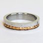 2 pcs Personalized Titanium Steel Couples Rings, Engagement Rings, Wedding bands, His and Her Rings