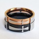 2 pcs Personalized Titanium Steel Couples Rings, Engagement Rings, Wedding bands, His and Her Rings