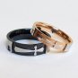 2 pcs Personalized Titanium Steel Couples Rings, Engagement Rings, Wedding bands, His and Her Rings