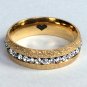 2 pcs Personalized Titanium Steel Couples Rings, Engagement Rings, Wedding bands, His and Her Rings