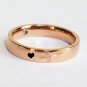 2 pcs Personalized Titanium Steel Couples Rings, Engagement Rings, Wedding bands, His and Her Rings