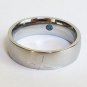 2 pcs Personalized Titanium Steel Couples Rings, Engagement Rings, Wedding bands, His and Her Rings