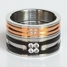 2 pcs Personalized Titanium Steel Couples Rings, Engagement Rings, Wedding bands, His and Her Rings