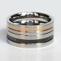 2 pcs Personalized Titanium Steel Couples Rings, Engagement Rings, Wedding bands, His and Her Rings