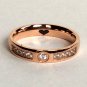 2 pcs Personalized Titanium Steel Couples Rings, Engagement Rings, Wedding bands, His and Her Rings