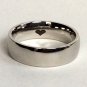 2 pcs Personalized Titanium Steel Couples Rings, Engagement Rings, Wedding bands, His and Her Rings
