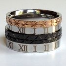 2 pcs Personalized Titanium Steel Couples Rings, Engagement Rings, Wedding bands, His and Her Rings