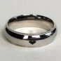 2 pcs Personalized Titanium Steel Couples Rings, Engagement Rings, Wedding bands, His and Her Rings