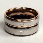 2 pcs Personalized Titanium Steel Couples Rings, Engagement Rings, Wedding bands, His and Her Rings