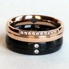 2 pcs Personalized Titanium Steel Couples Rings, Engagement Rings, Wedding bands, His and Her Rings