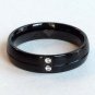 2 pcs Personalized Titanium Steel Couples Rings, Engagement Rings, Wedding bands, His and Her Rings