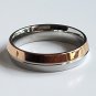 2 pcs Personalized Titanium Steel Couples Rings, Engagement Rings, Wedding bands, His and Her Rings