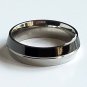 2 pcs Personalized Titanium Steel Couples Rings, Engagement Rings, Wedding bands, His and Her Rings