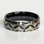 2 pcs Personalized Titanium Steel Couples Rings, Engagement Rings, Wedding bands, His and Her Rings
