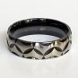 2 pcs Personalized Titanium Steel Couples Rings, Engagement Rings, Wedding bands, His and Her Rings