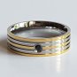 2 pcs Personalized Titanium Steel Couples Rings, Engagement Rings, Wedding bands, His and Her Rings