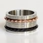 2 pcs Personalized Titanium Steel Couples Rings, Engagement Rings, Wedding bands, His and Her Rings