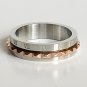 2 pcs Personalized Titanium Steel Couples Rings, Engagement Rings, Wedding bands, His and Her Rings