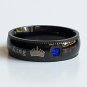 2 pcs Personalized Titanium Steel Couples Rings, Engagement Rings, Wedding bands, His and Her Rings