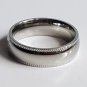 2 pcs Personalized Titanium Steel Couples Rings, Engagement Rings, Wedding bands, His and Her Rings