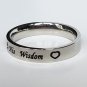2 pcs Personalized Titanium Steel Couples Rings, Engagement Rings, Wedding bands, His and Her Rings