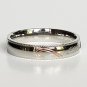 2 pcs Personalized Titanium Steel Couples Rings, Engagement Rings, Wedding bands, His and Her Rings