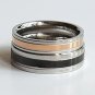 2 pcs Personalized Titanium Steel Couples Rings, Engagement Rings, Wedding bands, His and Her Rings