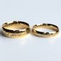 2 pcs Personalized Titanium Steel Couples Rings, Engagement Rings, Wedding bands, His and Her Rings
