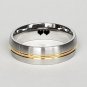 2 pcs Personalized Titanium Steel Couples Rings, Engagement Rings, Wedding bands, His and Her Rings