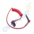 Safety Stop Lanyard 176288 For Johnson Evinrude Outboard / OMC Inboard Engine Safety Stop Lanyard 176288 For Johnson Evinrude Outboard / OMC Inboard Engine