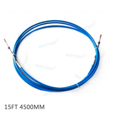 Throttle Shift Cable, Remote Control Box Cable 15Ft For Yamaha Tohatsu Outboard