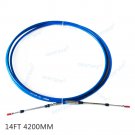 Throttle Shift Cable, Remote Control Box Cable 14Ft For Yamaha Tohatsu Outboard
