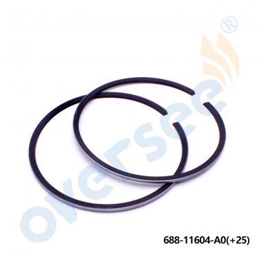 PISTON RING SET +25 688-11604-A0 FOR FITTING Yamaha OUTBOARD MARINE BOAT