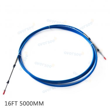 Throttle Shift Cable, Remote Control Box Cable 16Ft For Yamaha Tohatsu Outboard