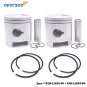 2pcs 61N-11631-00-95 STD Piston Set For Yamaha Parsun 25 30HP Outboard 61N-11631