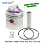 2pcs 6G1-11631 Piston &6G1-11610 Ring STD Kit For Yamaha Outboard 2T 6-8HP Motor